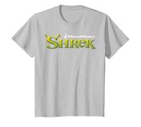 Shrek Classic Movie Logo Maglietta, Bambini, Argento, 4 Anni
