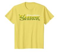 Shrek Classic Movie Logo Maglietta, Bambini, Limone, 4 Anni