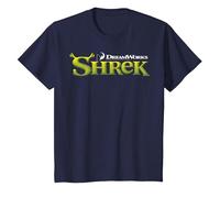 Shrek Classic Movie Logo Maglietta, Bambini, Navy, 2 Anni