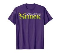 Shrek Classic Movie Logo Maglietta, Uomo, Viola, 3XL