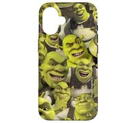 Shrek Cool Epic All Shrek Faces Collage Logo Custodia per iPhone 16