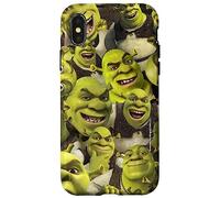 Shrek Cool Epic All Shrek Faces Collage Logo Custodia per iPhone X/XS