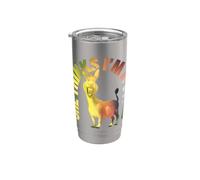 Shrek Donkey She Thinks Im A Steed Bicchiere termico in acciaio inox doppia parete