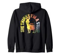 Shrek Donkey She Thinks Im A Steed Felpa con Cappuccio