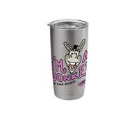 Shrek Emoji Donkey On The Edge Bicchiere termico in acciaio inox doppia parete