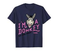 Shrek Emoji Donkey On The Edge Maglietta
