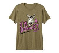 Shrek Emoji Donkey On The Edge Maglietta Premium