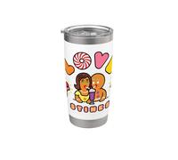 Shrek Emoji Gingerbread Love Stinks Bicchiere termico in acciaio inox doppia parete