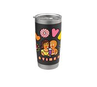 Shrek Emoji Gingerbread Love Stinks Bicchiere termico in acciaio inox doppia parete