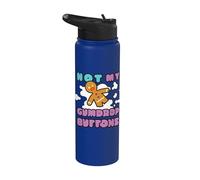 Shrek Emoji Not My Gumdrop Buttons Stainless Steel Insulated Water Bottle