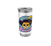 Shrek Emoji Style Puss In Boots Purr Bicchiere termico in acciaio inox doppia parete