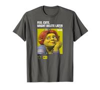 Shrek Fiona Feel Cute Might Delete Later meme Maglietta