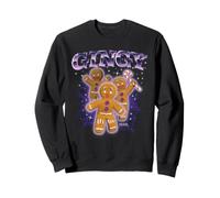 Shrek Gingy 90s Collage Retro Felpa