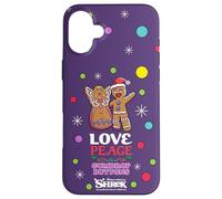 Shrek Gingy Love Peace Gumdrop Buttons Custodia per iPhone 16 Plus