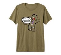Shrek Gingy Not My Gumdrop Buttons Comic Style Maglietta Premium