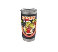 Shrek Gingy Seriously Tough Cookie Holiday Bicchiere termico in acciaio inox doppia parete
