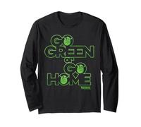 Shrek Go Green Or Go Home Maglia a Manica