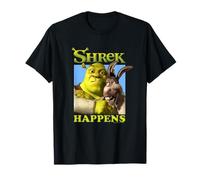 Shrek Happens Donkey Shrek Best Friends Big Chest Poster Maglietta