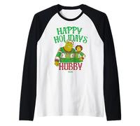 Shrek Happy Holidays Hubby Maglia con Maniche Raglan