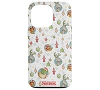 Shrek Holiday Pattern Characters Ornaments AOP Custodia per iPhone 13 Pro