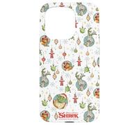 Shrek Holiday Pattern Characters Ornaments AOP Custodia per iPhone 15 Pro