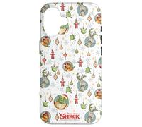 Shrek Holiday Pattern Characters Ornaments AOP Custodia per iPhone 16