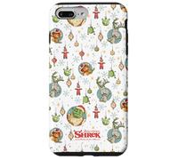 Shrek Holiday Pattern Characters Ornaments AOP Custodia per iPhone 7 Plus/8 Plus