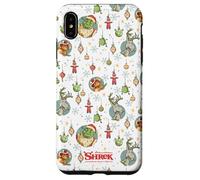 Shrek Holiday Pattern Characters Ornaments AOP Custodia per iPhone XS Max