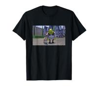 Shrek Iconic Donkey & Shrek Photo Scene Big Chest Poster Maglietta
