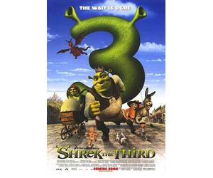 Shrek Il Terzo (Doppia Faccia Internazionale) (2007) Poster Originale Del Film