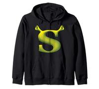 Shrek Initial Logo Poster Felpa con Cappuccio
