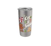 Shrek Let It Snow Holiday Gingy Bicchiere termico in acciaio inox doppia parete