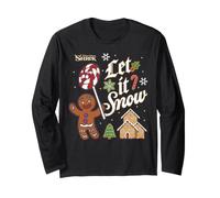 Shrek Let It Snow Holiday Gingy Maglia a Manica