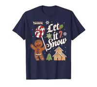 Shrek Let It Snow Holiday Gingy Maglietta