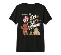 Shrek Let It Snow Holiday Gingy Maglietta Premium