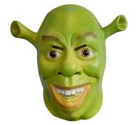 Shrek Maschera Verde Copricapo Latex Cosplay Costume Puntelli per Halloween Party 2026