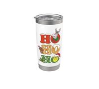 Shrek Merry Shrekmas Ho Ho Ho Front & Back Bicchiere termico in acciaio inox doppia parete