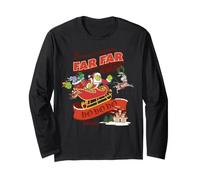Shrek Seasons Greetings Far Far Away Holiday Maglia a Manica