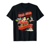 Shrek Seasons Greetings Far Far Away Holiday Maglietta