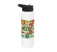 Shrek Shrekmas All Over Print Holiday Pattern Stainless Steel Insulated Water Bottle