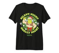 Shrek Silent Night Smelly Night Funny Holiday Maglietta Premium