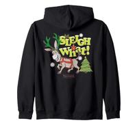 Shrek Sleigh What Donkey Felpa con Cappuccio