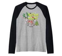 Shrek Sleigh What Donkey Maglia con Maniche Raglan