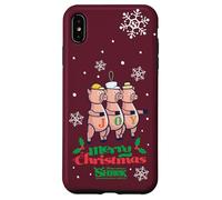 Shrek Three Little Pigs Merry Christmas Custodia per iPhone XS Max