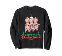 Shrek Three Little Pigs Merry Christmas Felpa