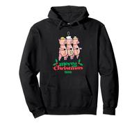 Shrek Three Little Pigs Merry Christmas Felpa con Cappuccio