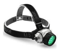 SHRGOMPIT Lampada Frontale a LED a 4 modalità, for Visione Notturna, for Esterni, Torcia Frontale, Luce da Campeggio e da Caccia(Green Light)