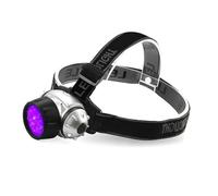 SHRGOMPIT Lampada Frontale a LED a 4 modalità, for Visione Notturna, for Esterni, Torcia Frontale, Luce da Campeggio e da Caccia(Purple Light)