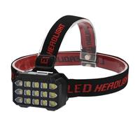 SHRGOMPIT Lampada Frontale a LED for Pesca con 10 LED UV + 5 LED P40, utilizzata for Campeggio e Cattura di scorpioni.(Black Purple White Light)
