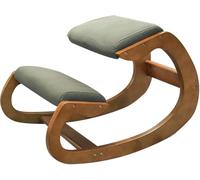 SHRGOMPIT Sedia inginocchiata for alleviare il mal di schiena - Comodo sgabello a dondolo in legno, eccellente supporto posturale, ideale for modellare il corpo e migliorare il comfort alla scrivania